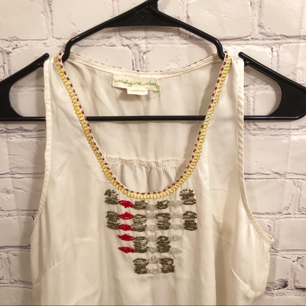 Staring at Stars beaded tank top - Picture 2 of 3